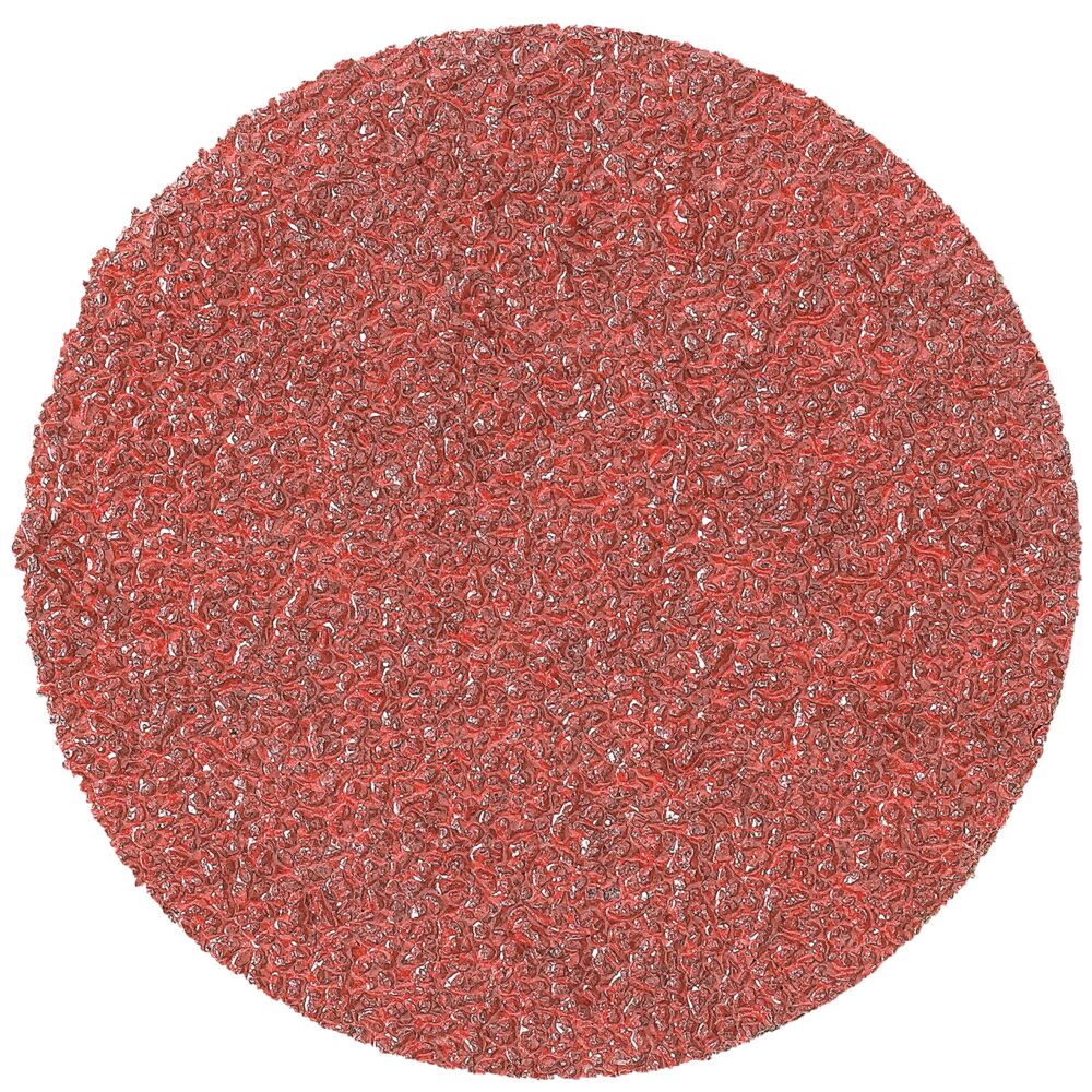 Overhead view of 3 inch 24 gram HP aluminum oxide quick change disc.