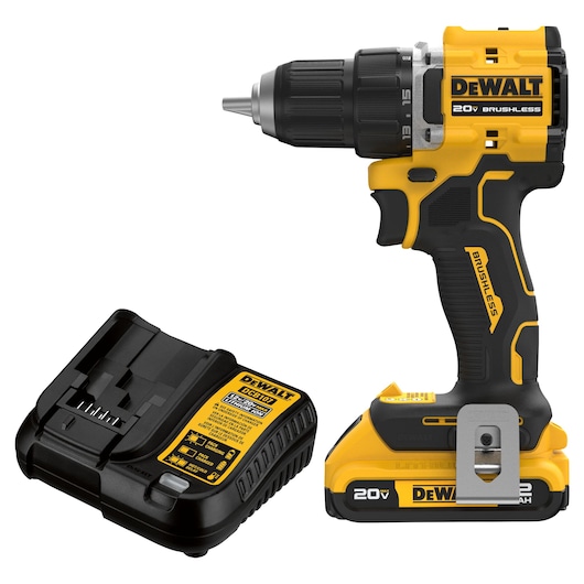 ATOMIC(™) 20V MAX 1/2 in. Drill Kit with 2.0 Ah Battery 