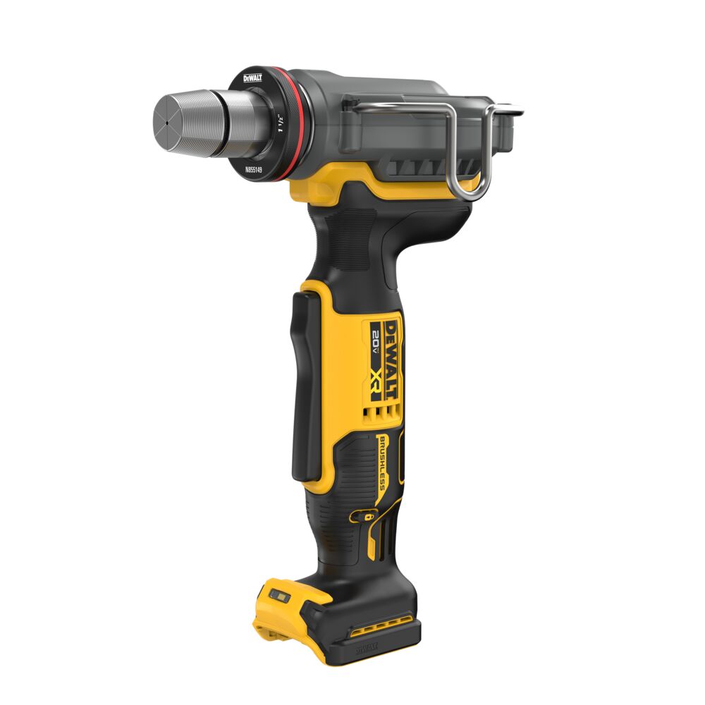 DEWALT 20V MAX* XR 1-1/2" PEX Expander viewed from front