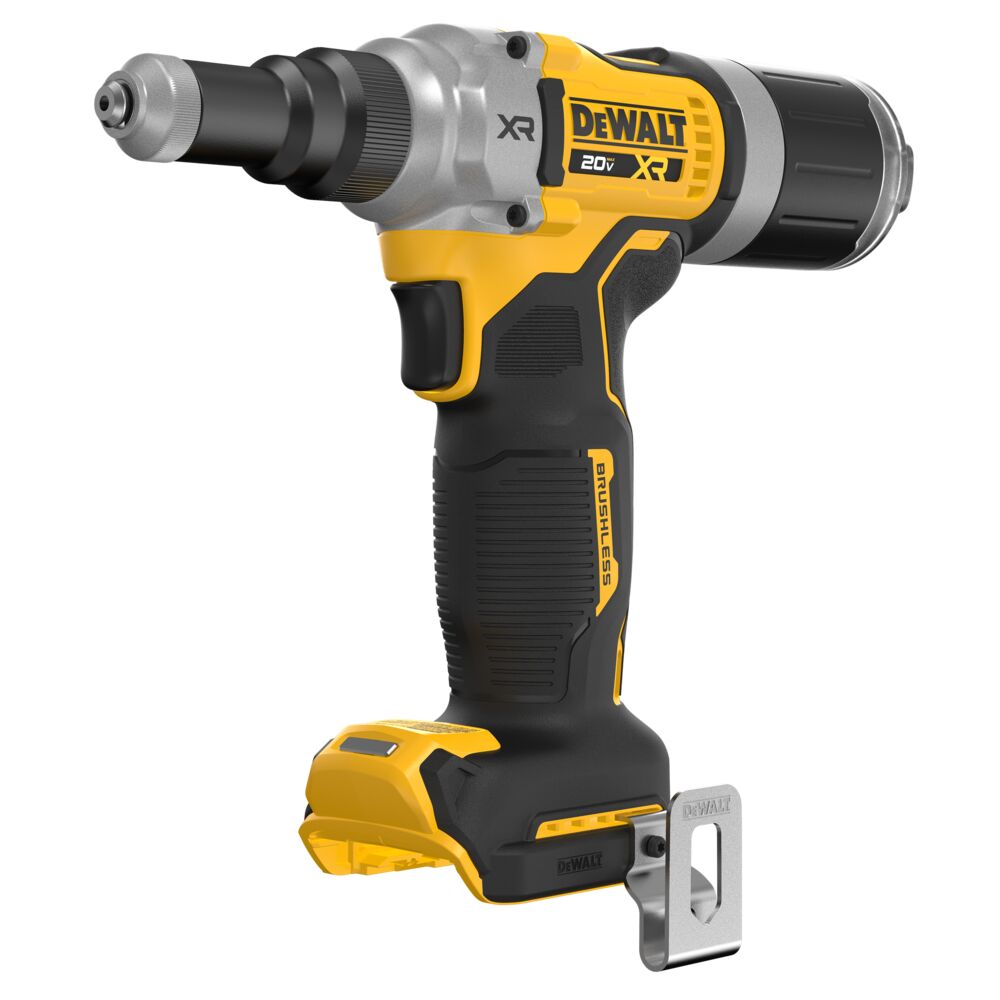 DEWALT 20V MAX XR(®) 1/4 Rivet Tool front angled view (tool only)