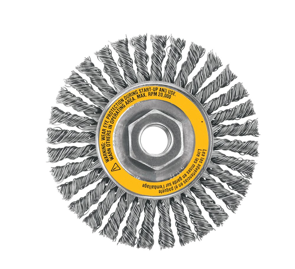 4 inch XP wire wheels.