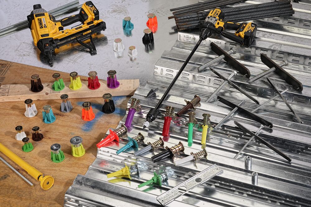 DEWALT Anchors & Fasteners  Cast-In-Place Anchors and Accessories on Steel Deck and Wood Surface