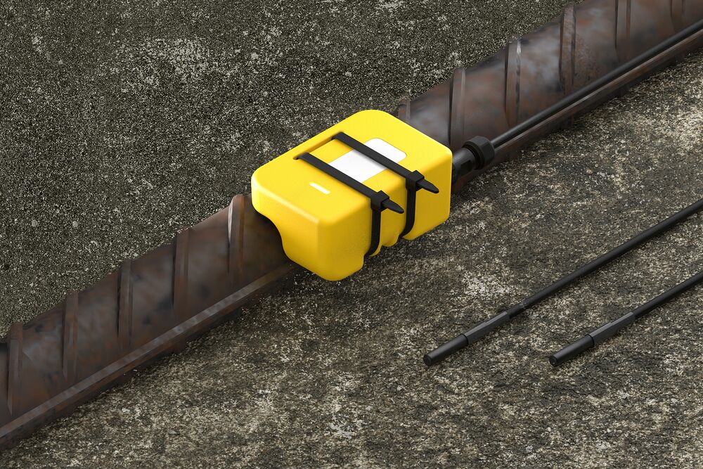 Image of DEWALT Concrete Sensor in use
