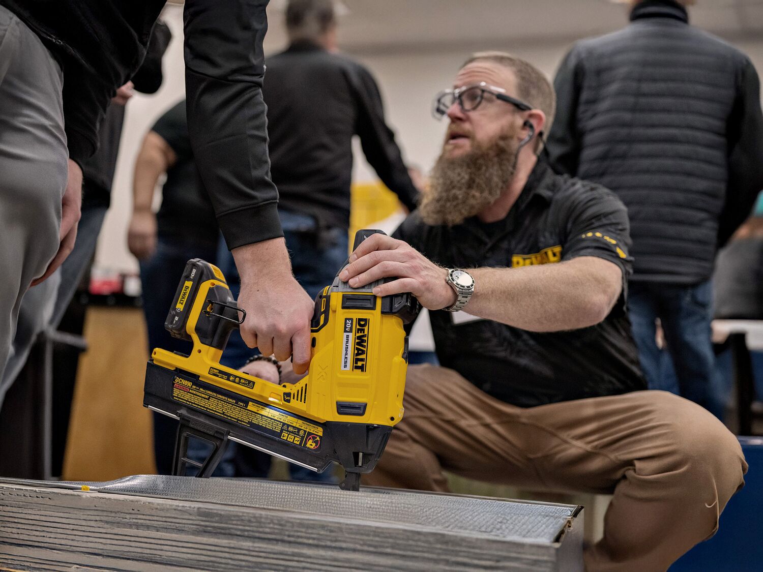 A trade specialist walks through proper tool usage