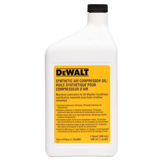 Synthetic Compressor Oil, Quart bottles (12 per case)