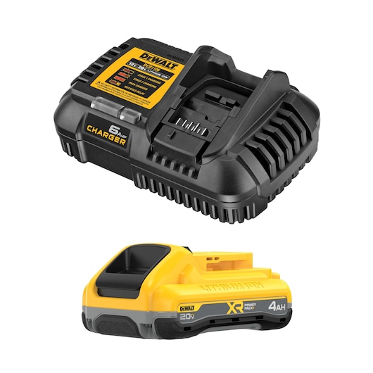 20V MAX* XR POWERPACK™ 4 Ah battery and charger kit image