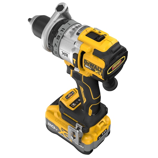 Top Back Angle 20V MAX* XR® Brushless Cordless 1/2 in. Hammer Drill Kit with XR POWERPACK™ Battery