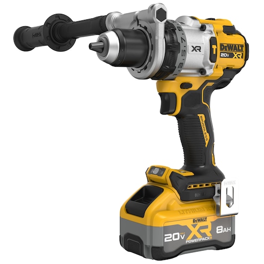 Left Angle 20V MAX* XR® Brushless Cordless 1/2 in. Hammer Drill Kit with XR POWERPACK™ Battery