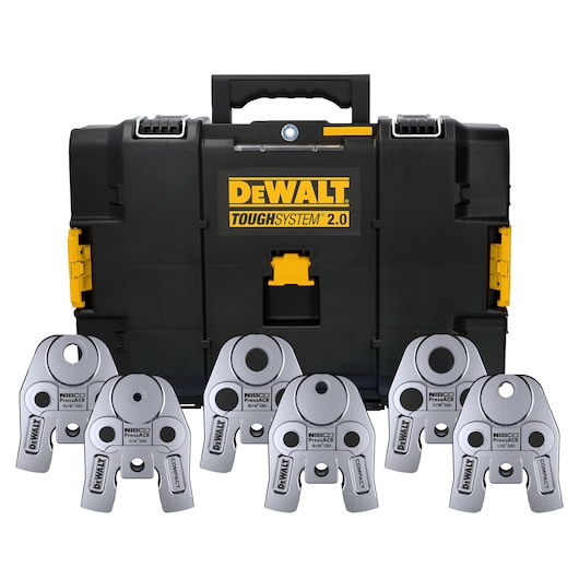 DEWALT Compact PressACR® Press Jaw Kit on White Background