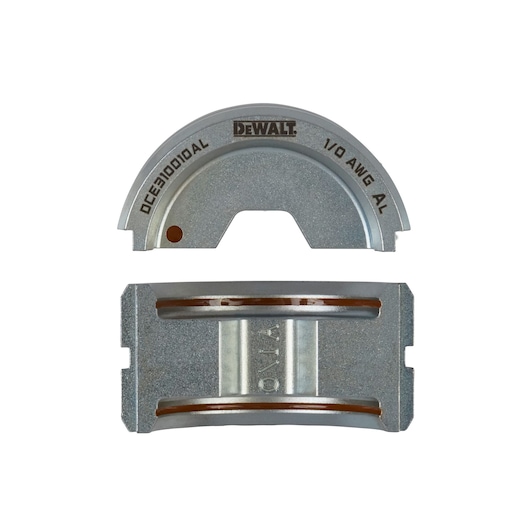 DEWALT 1/0 Aluminum U-Die Set on white background