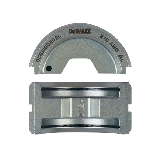 DEWALT #2 Aluminum U-Die Set on white background