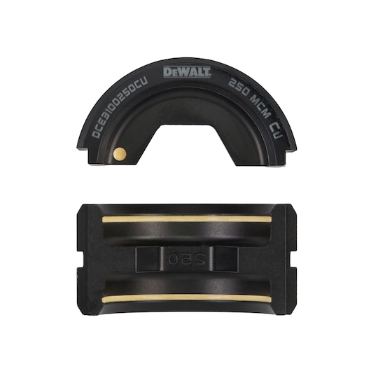 DEWALT 250 MCM Copper U-Die Set on white background