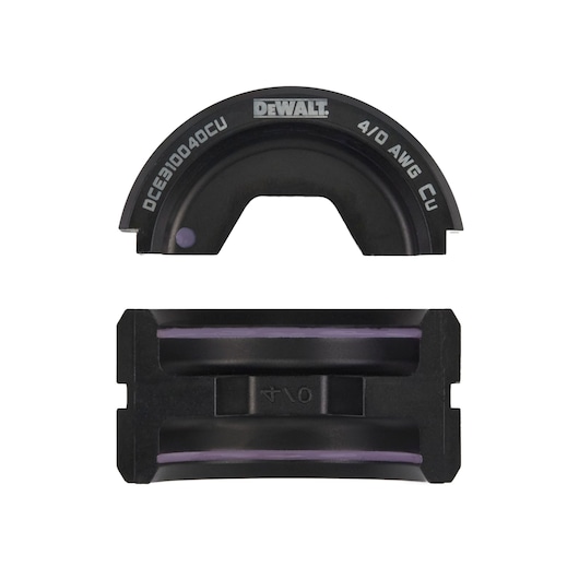 DEWALT 4/0 Copper U-Die Set on white background