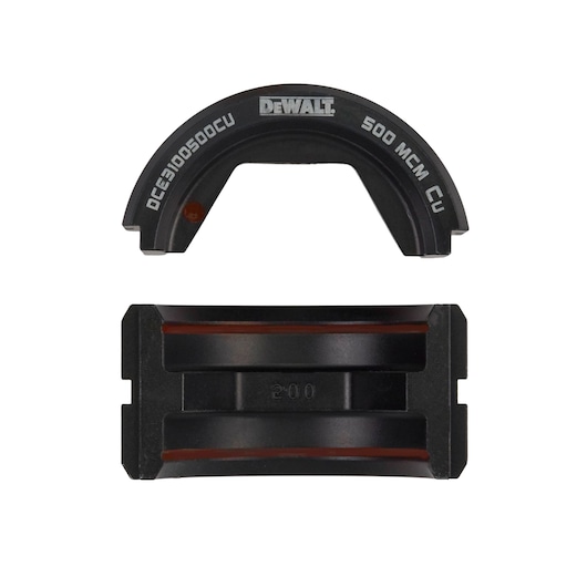 DEWALT 500 MCM Copper U-Die Set on white background