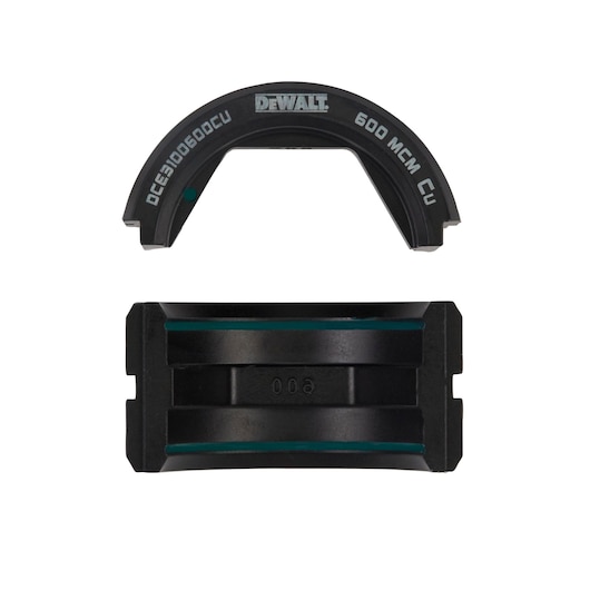 DEWALT 600 MCM Copper U-Die Set on white background