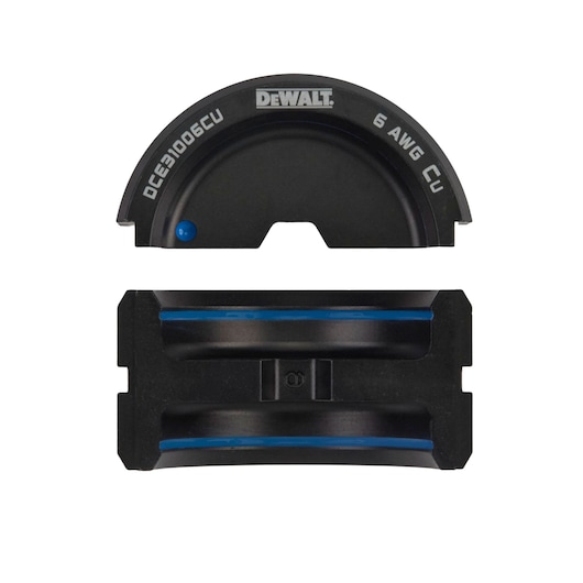 DEWALT 600 MCM Copper U-Die Set on white background