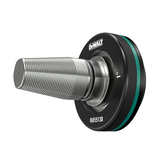 DEWALT 1" Expansion Head viewed from 3/4" angle showing the front