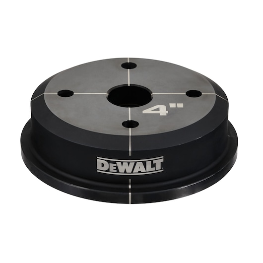 DEWALT 4” Die shown from the front