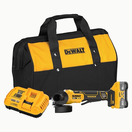 DEWALT 20V MAX* XR®  4-1/2 in. - 5 in. Angle Grinder Kit Image