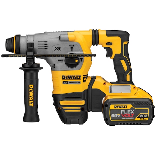 Profile of brushless, cordless SDS PLUS L-shape rotary hammer