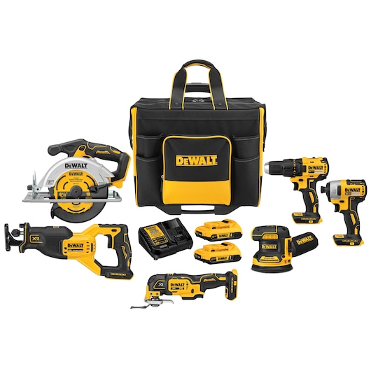 Brushless Cordless 6 Tool Kit.