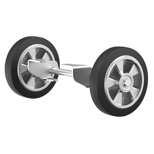 Rammer wheel kit on white background