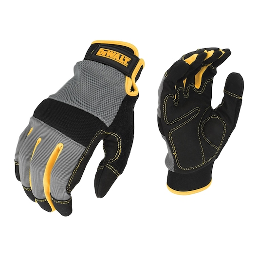 DEWALT Black, Yellow, and Gray Protective Gloves