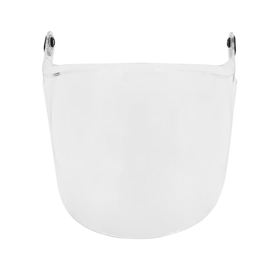 CLEAR DEWALT POLYCARBONATE FULL LENGTH FACE SHIELD FOR DEWALT TYPE II SAFETY HELMETS MAIN VIEW