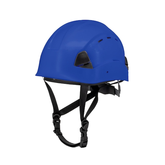BLUE DEWALT TYPE II CLASS C 4-POINT RATCHETING VENTED SAFETY HELMET POLYCARBONATE AND ABS MATERIAL MAIN VIEW