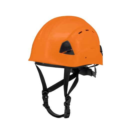 ORANGE DEWALT TYPE II CLASS C 4-POINT RATCHETING VENTED SAFETY HELMET POLYCARBONATE AND ABS MATERIAL MAIN VIEW