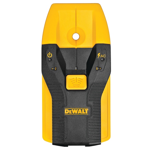 Overhead view of DEWALT stud finder.