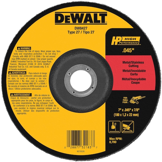 High Performance Cutting Wheels.