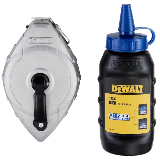 DEWALT CHALK REEL DWHT48331BC / DW 1:1 DIECAST w/ Blue Chalk beauty image view1