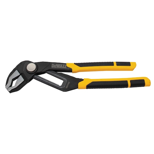 Profile of  12 inch V Jaw Pushlock Pliers.