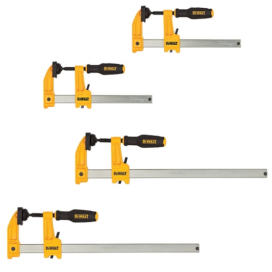 12 in and 6 in Bar Clamp Set (4 pc)