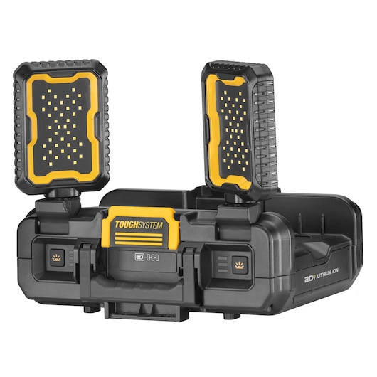 DEWALT TOUGHSYSTEM 2.0 ADJUSTABLE WORK LIGHT front angle