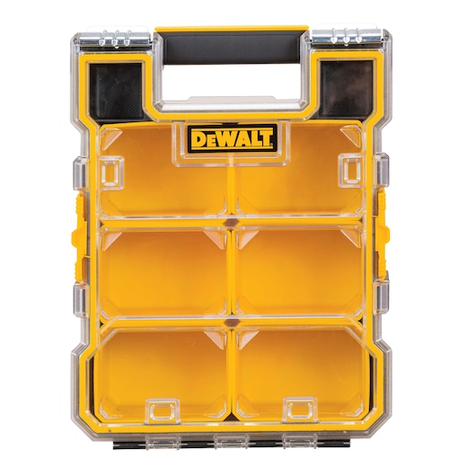 Mid size pro organizer with metal latches.