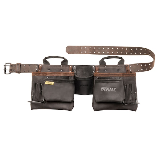 DEWALT LEATHER TOOL APRON FRONT FACING