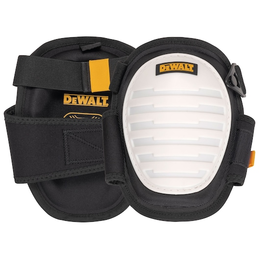 Non-Marring Knee Pads with Gel on White