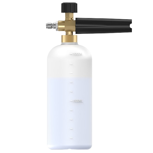 Side View of the Foam Cannon on White