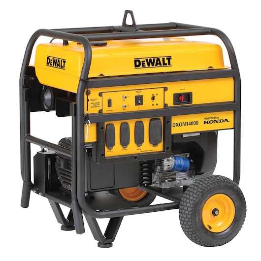 Profile of 14000 Watt Commercial Generator.
