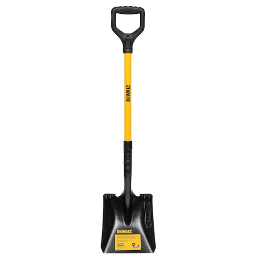 32 inch Fiberglass D-Handle Transfer Shovel on white background