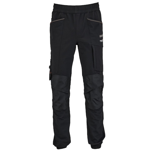 Front view of the DEWALT x McLaren Webster men’s work jogger in black